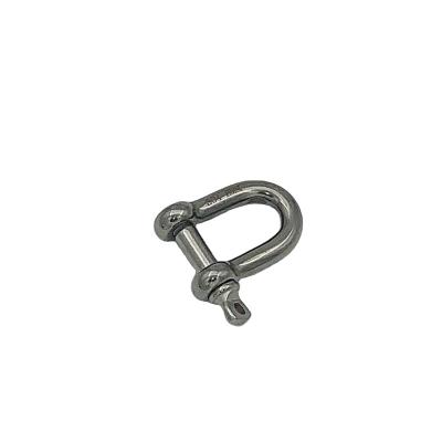 China Mountaineering accessories Good Quality rigging hardware D Shackle Stainless Steel 316 Lifting D shackle manufacturer for sale