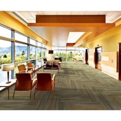 China Stain Resistant Perfect Quality Office Carpet Commercial Carpet Tiles Plain Rectangle Carpet for sale