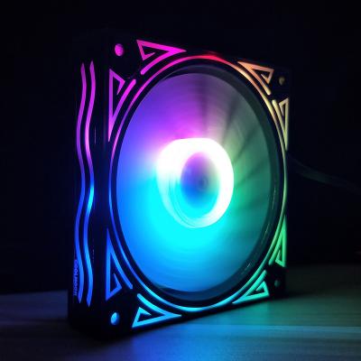 China Computer Case Coolmoon Blade Computer Case fans&cooling rgb cooler fan12v controller rf pc 120mm rgb remote control fan for sale