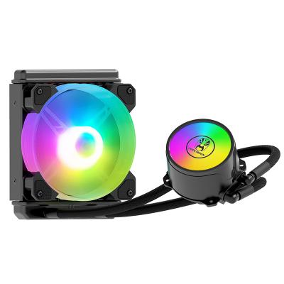 China COOLMOON ICEMOON 120 5V ARGB CPU Water Cooler CPU Heatsink PWM Integrated Water Cooling CPU Cooler For Computer for sale