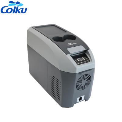 China 10L COMPRESSOR Portable Car Refrigerator Small Armrest Compressor Electronic Car Freezer Refrigerator for sale