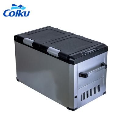 China High Efficiency Performance-to-Price Large Ratio High Capacity Two Temperature Low Energy Car Refrigerator For Outdoor Use for sale