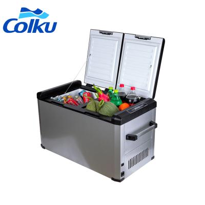 China High Efficiency Wholesale Large Capacity Compressor Car Beverage Cooler Fridge Camping Cooling Portable Fridge for sale