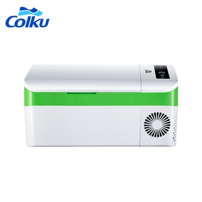 China White Color 20L Mini Room Fridge Compressor Hot Sale With Freezer Bedroom 20 Liter Caravan DC Mobile Fridge For Home for sale