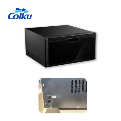 China High Efficiency DC 12V Competitive Price Temperature Control 23L Mini Portable Electric Drawer Car Fast Fridge for sale