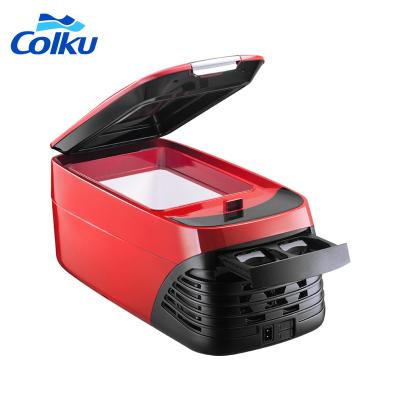 China Easily Handle Popular Use Portable Freezer 12v 24v Mini Car Fridge Mobile Compact Cooler Fridge for sale