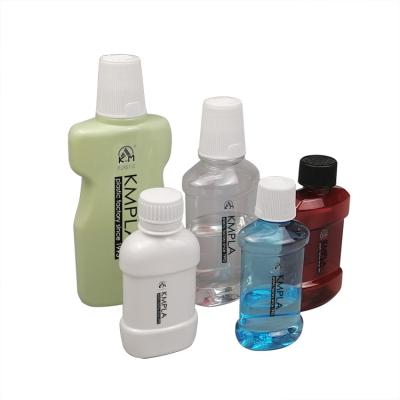 China Large capacity 120ml 250ml 500ml PET plastic bottles for mouthwash FROM PLASTIC FACTORY FOR BOTTLE AND JAR for sale