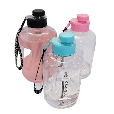 China Large capacity BPA FREE 1.2L 1.6L 2.2L 3L plastic hot and cold water bottle gym factory direct 3.78L under grow for sale