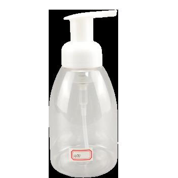 China Large Capacity 400ml Sterilized Clear Water Bottle PET Plastic Bottle 400ml Foam Bottle for sale