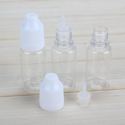 China Eyewear Packaging Empty Refillable Transparent Plastic Squeeze Bottle Liquid Dropper Container for sale