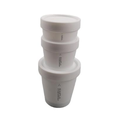 China Plastic Food 2oz Ice Cream Container Cups With Lids Reusable Plastic Factory Direct for sale