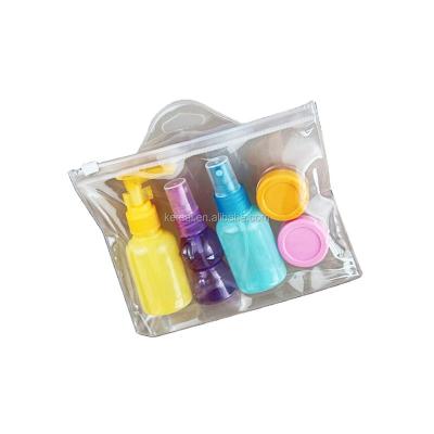 China Recyclable plastic bottle travel kit PET PE PS jar fixed care bottle sets daily travel fixed travel facoroty price for sale