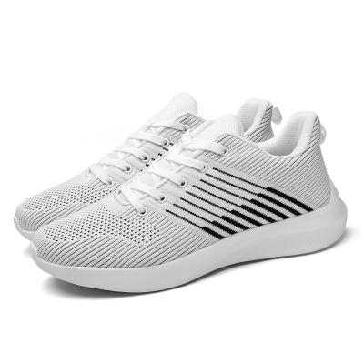 China High Quality Fashion Comfortable Men's Casual Shoes Breathable Fly Round Knit Men's Sports Casual Safety Shoes for sale