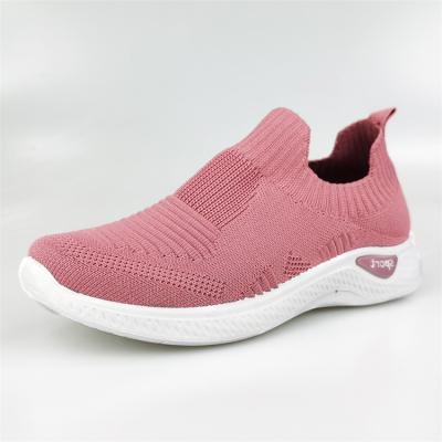 China Factory Hot Selling Shock Absorption Breathable And Cotton Women Breathable Rubber Sole Sports Shoes for sale