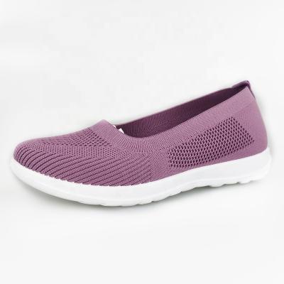 China High Quality Anti-Smell Walking Flat Women Sport Shoes Outdoor Breathable Slip On Flat Women Casual Shoes for sale