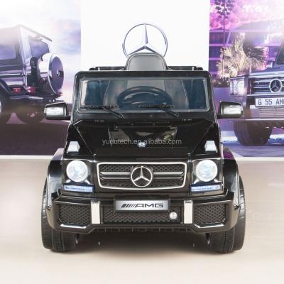 China Ride On Toy License Mercedes-Benz G63 12V Battery Operated Kids Ride On Car / Truck With Remote for sale