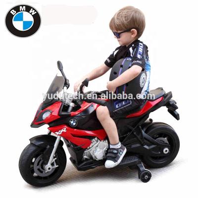 China Ride On Toy Kids Ride On Motorcycle Licensed BMW 12V Battery Operated Toy w/Training Wheel for sale