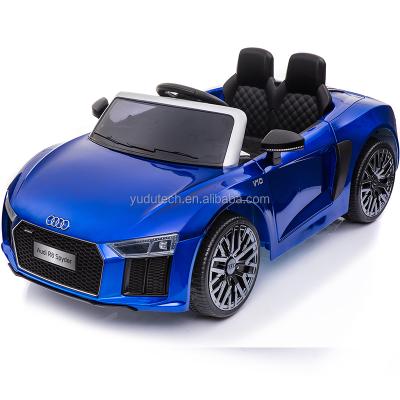 China Ride On Toy New Authorized Audi R8 Spyder 2 Motors 2.4G Remote Control Baby Electric Car, Kids Ride On The Car for sale