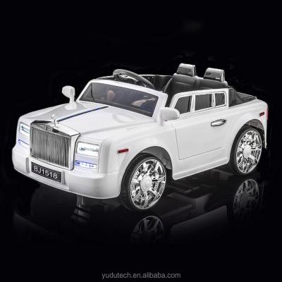 China Ride On Toy White Rolls Royce Phantom Style Luxury Kid Ride On Toy Battery Powered Remote Control w/FREE MP3 Player Ride On Car for sale