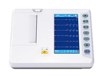 China Portable Ecg Monitor ECG Monitoring System with 800*480 7 inch LCD / 40 Cases Storage for sale