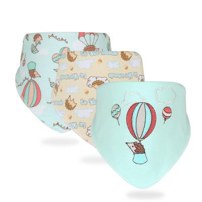 China Newly Babadores Baby Bibs 3pcs Infant Bandana Cotton Sustainable Bibs Infant Towel for Boys and Girls Infant Baby Clothing Accessories for sale