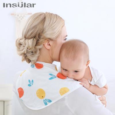 China Sustainable Baby Burp Tissues Organic Cotton For Babies Boy And Girls Ultra Absorbent Burping Tissue Towel Milk Newborn Pin Up Rags for sale