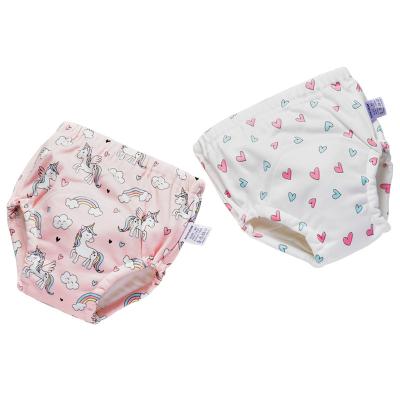 China Baby Muslin 6-Layer Potty Panties Printed Waterproof Underwear Diaper Training Pants Cloth Island Reusable Cloth Diaper for sale