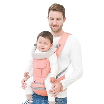 China Polyester Baby Carrier Hipseat Sling Ergonomic Infant Adjustable Kangaroo Baby Wrap Front Facing Travel Activity Gear For 0-24 Months for sale