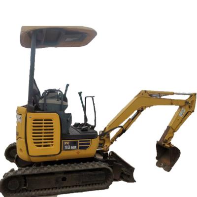 China Japan original 18 pc mini excavator good used price with few working hours in a good condition for sale 0.8m² ³ for sale