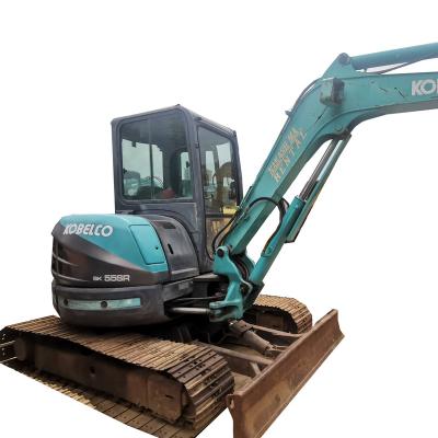 China KOBELCO SK55MR MINI Hydraulic Crawler Excavator Used Constructuon Machine Engineering Machine 0.16mÂ ³ for sale