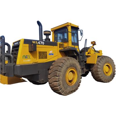 China Factory Used Original Japanese Komasu WA470 WA470 Front Loader Wheel Loader Good Construction Equipment Condition for sale