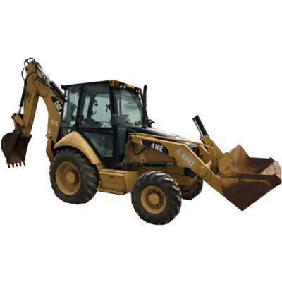 China Farms used original CAT 416E backhoe loader with high quality and good drive system for sale