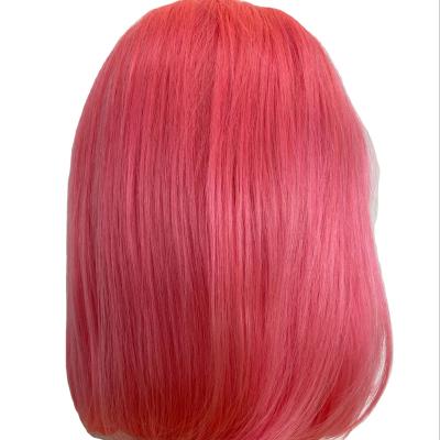 China Cheap Short Silky Straight Bob Wigs For Black Women Mink Brazilian Hair Wig Transparent Hd Lace Human Wave Bob Hair Wig Closure for sale