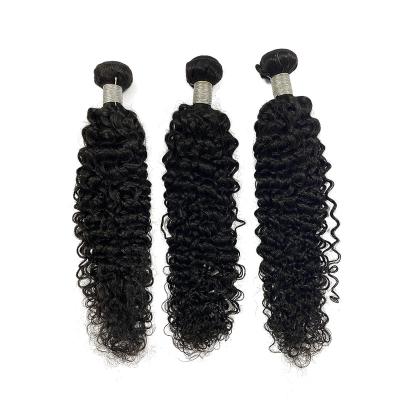 China Grade 10A Double Wave Water Wave Human Natural Black Hair Weave Extensions Wholesale Hair Weft Bundles for sale