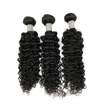 China Wholesale Price 1B Deep Curly Virgin Human Hair Double Weft 30 Inch Burmese Curly Bundles In Stock for sale