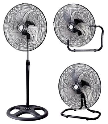 China Hot Sale Outdoor 18 Inch Electric Mounting Wall / Floor Fan 3 In 1 Fan Aluminum Blades Industrial for sale