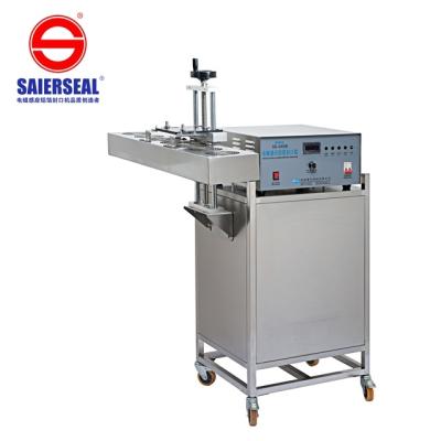 China SR-4000B Hot Selling Automatic Food Aluminum Foil Induction Sealing Machine for Plastic and Glass Bottle for sale