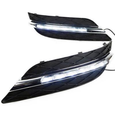 China High Quality Automobile Fog Lamp 1Pair Set New LED Running Light Drl Daytime Running Lamp For Mercedes Benz W246 Bclass 2011-2014 Upgrade 2009- for sale