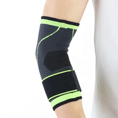 China Antibacterial Factory Professional Sports Elbow Sleeves Elastic Knitted Compression Arm Support Sleeves for sale