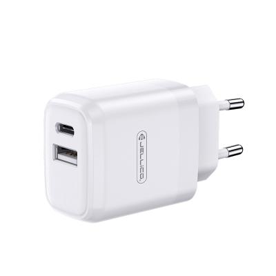 China Mobile Phone Dual USB PD 20W Phone Charger 3A Wall Adapter Fast Charging 3.0 OEM QC Type C For iPhone 12 Xs Huawei Xiaomi Samsung for sale