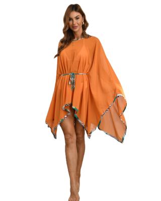 China European and American Chiffon Loose Breathable Summer Dress Beach Leisure Sun-protective Clothing for sale