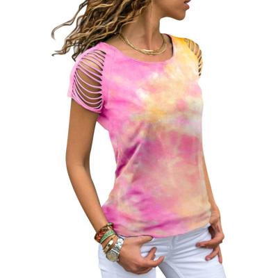 China Fashionable Factory Wholesale Summer Women's Breathable T-Shirts for sale