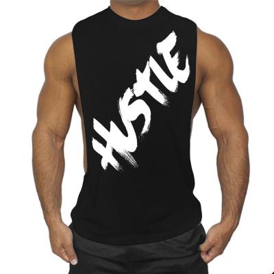 China Sleeveless Sportswear Tank Vest Men's Loose Fitness T-shirt QUICK DRY Tops Training Casual Bodybuilding Training Clothes for sale