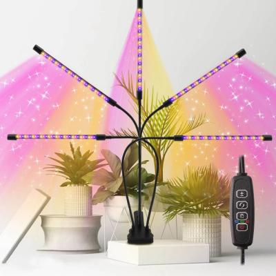 China USB LED FLOWER Grow Light Phytolamp For Plants With Control Full Spectrum Fitolamp Lights Seedling Home Clip Flower Phyto Lamp for sale