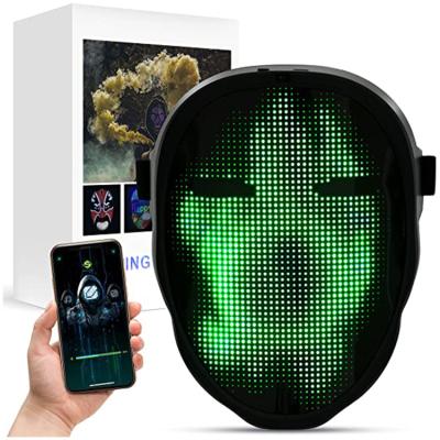 China Festival Celebration Tiktok Face Mask Fashion Explosive Led Changing Creative Christmas Gift for sale