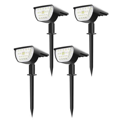 China Solar Garden Landscape Lights 32 Waterproof Solar LED Spot Lights for Outdoor Garden Yard Lawn Decor for sale