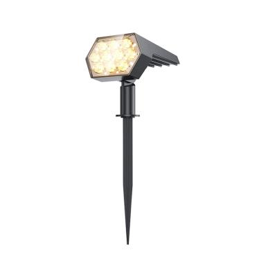 China Solar Garden 92 LED Lawn Lamp Spotlight Waterproof Light Control Inserting Floor Yard Light Outdoor Adjustable Landscape Garden Lamp for sale