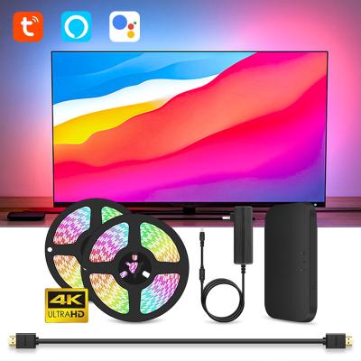 China TV Kit 4K HDTV Computer Wallpaper Ambient Light Ambient Light Lighting For HD MI Devices LED Strip WS2812B Light Full Set 5V for sale