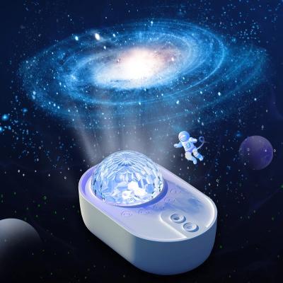 China Modern Galaxy Projector Spaceship Starry Night Light LED Lamp USB Blueteeth Speaker Lights For Kids Bedroom Party Decor Home Gift for sale