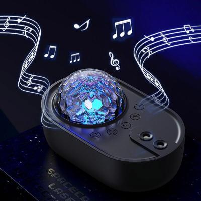 China Modern Spaceship Star Night Light Projector Galaxy LED Projection Lamp for Kids Bedroom Party Decor Home White Noise Bluetooth Speaker for sale